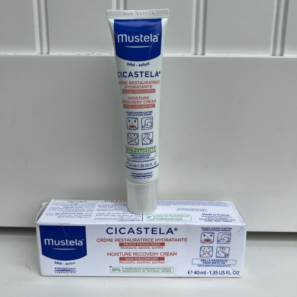 Mustela Cicastela Moisture Recovery Cream 1.35 fl oz (40 ml) Exp 5.2026